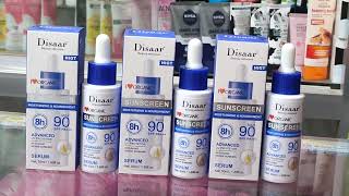 Disaar Sunscreen Moisturizing amp Nourishment Serum SPF 90  50ml [upl. by Nalo]