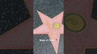 Walk of Fame  Hollywood 📍 travel travelvlog usa hollywood [upl. by Alicirp]