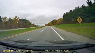 I87 North near Butternut Pond Exit 33 amp 34 Keeseville October 2023 [upl. by Zohar]