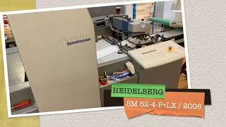 Heidelberg SM524PLX  SM 52 printing machine in Production [upl. by Niotna478]