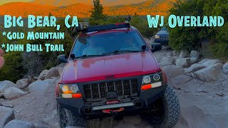 Big Bear OffRoading  Gold Mountain 3N69  John Bull Trail 3N10  Novsight  WJ Overland [upl. by Anaerol498]