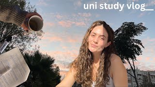 uni study vlog  preparing for an exam [upl. by Ronoel]