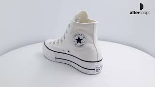 Converse CHUCK TAYLOR ALL STAR LIFT HI Λευκό 560846C SS24 [upl. by Evanthe]