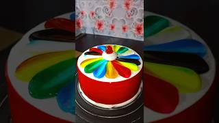 colour cake decorating बच्चों के लिए केक cake decorating ideas short feed virals short [upl. by Ayital]