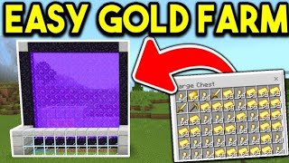 MINECRAFT GOLD FARM  MINECRAFT FULLY AUTOMATIC GOLD FORM  MINECRAFT MY LIFE [upl. by Mischa827]