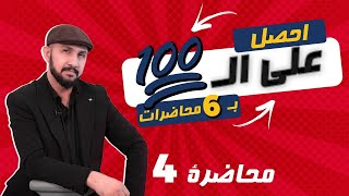 اضمن ال100 ب 6 محاضرات  مراجعة كيمياء الصف السادس العلمي  الفصل الرابع و الفصل الخامس [upl. by Queridas]