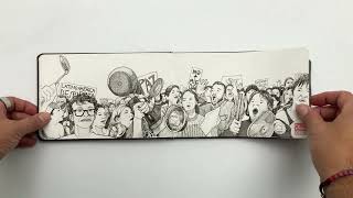 sketchbook tour [upl. by Dorcas]