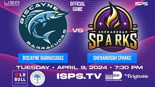 BISCAYNE BARRACUDAS vs SHENANDOAH SPARKS [upl. by Nyrehtak]