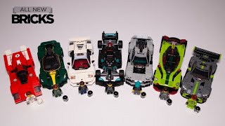 Lego Speed Champions Compilation of all 2022 Sets Speed Build [upl. by Ephrem]