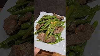 On mange quoi ce soir Recette sauté bœuf et haricot vert food cooking fyp fypシ゚viral [upl. by Schoenburg]