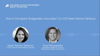 How to find alpha Bridgewater Associates’ CoCIO Karen KarniolTambour [upl. by Trudnak]