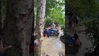 කැබිලිත්ත වන්දනා Stuck in River naturesl travel offroad4x4 [upl. by Miquela11]