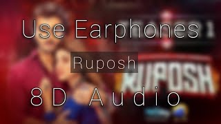 Ruposh OST Full Song  Haroon Kadwani  Kinza Hashmi  8D Audio  Use Earphones  AR Studio [upl. by Eetnuahs331]