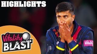 450 Runs Scored In Final Ball Thriller  Kent v Somerset  Vitality Blast 2018  Highlights [upl. by Alema]