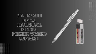 Mr Pen 2mm Metal Mechanical Pencil Premium Writing Unboxed [upl. by Jairia]