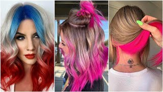 OS CABELOS COLORIDOS MAIS LINDOS DO INSTAGRAM  TRANSFORMAÇÕES DE CABELO FEMININO [upl. by Asil]