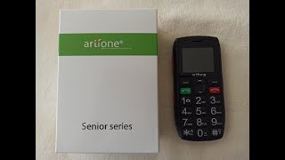 Artfone C1  Telefono Cellulare per Anziani come inserire Batteria e SIM [upl. by Leid755]