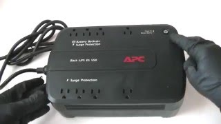 How to replace an APC BackUPS ES 550 Battery [upl. by Sada]