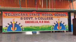 Telangana Model School Chevella Independence day celebrations 2024 Telugu song [upl. by Natalie]