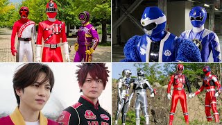 Super Sentai Crossover Episodes  Senpai comebacks 2011►2024 [upl. by Aleda308]