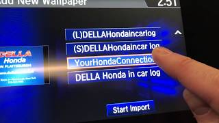 2018 Honda Custom Picture on Touchscreen [upl. by Grinnell]