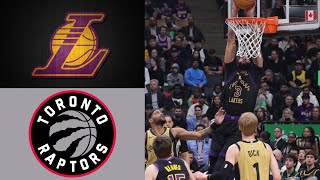 Lakers vs Raptors  Lakers GameTimeTV  Lakers Highlights [upl. by Leiria]