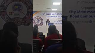 Debate City Montessori SchoolLucknow winner 1st positionInternational Speaker [upl. by Yremogtnom]