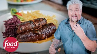 Culinária alemã e suíça no Havaí  Lanchonetes Clássicas com Guy Fieri  Food Network Brasil [upl. by Yrod]