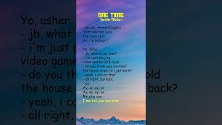 Justin Bieber  One Time Lyrics shorts [upl. by Nomead891]