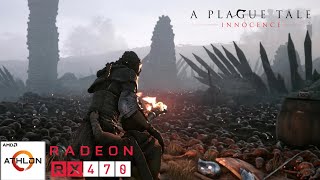 Athlon 3000G  RX 470 All Settings  A Plague Tale Innocence [upl. by Ecilahs]