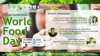 Virtual Conference on World Food Day 2020 with the theme “Food Safety Everyone’s Business” [upl. by Drawde]