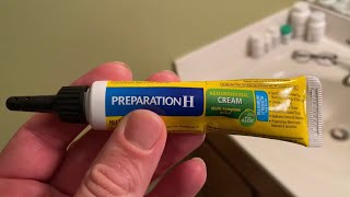 PREPARATION H Hemorrhoid Treatment Cream with Aloe Review [upl. by Cinelli]