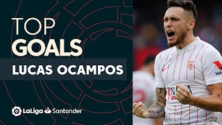 TOP GOLES Lucas Ocampos LaLiga Santander [upl. by Eelrefinnej]