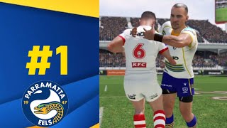 Episode 1 parramatta eels career mode [upl. by Amaj]