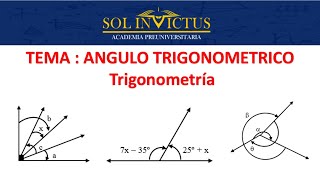 ANGULO TRIGONOMETRICO  PRE BASICO Teoria y Ejercicios [upl. by Octavla]