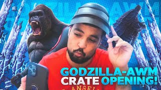 NEW CRATE OPENING AWM GODZILLA ROAD TO 400K  PUBG MOBILE  FM RADIO GAMING [upl. by Pihc]