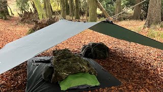 Low profile A Frame Tarp set up [upl. by Platt344]