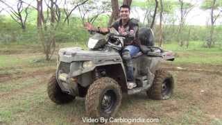 Polaris Sportsman 500 HO ATV Test Ride Review And OffRoading Experience [upl. by Aicelet]