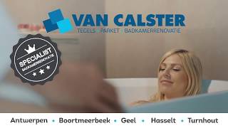 VAN CALSTER BADKAMERRENOVATIE Youtube [upl. by Aras]