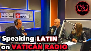 Vatican Priest Speaks Latin with American on the Radio 🎙️ [upl. by Treiber]