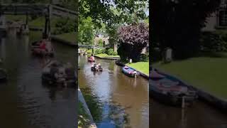 Bootje varen in Giethoorn [upl. by Elleira]