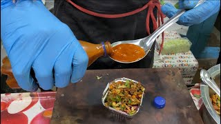 World’s Most Spicy 440 Volt Bhel shorts streetfood [upl. by Oicnerolf]