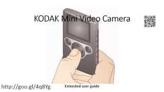 How to Setting KODAK Mini Video Camera [upl. by Eustace456]