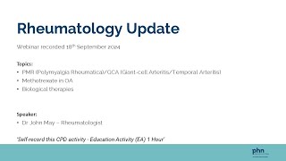 Rheumatology Update [upl. by Bohon971]