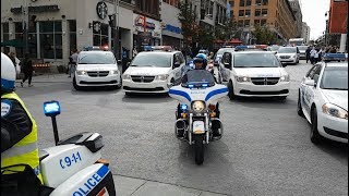 SPVM MONTREAL POLICE IN ACTION AND RESPONDING CALLS  DOWNTOWN  9 CLIPS [upl. by Nirrok]