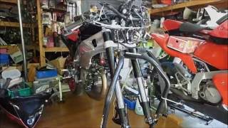 aprilia RS125 Front Fork Rebuild  Marzocchi RAC40 EVO by Andreani [upl. by Fatma535]