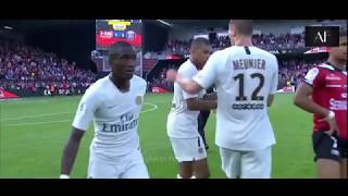 Moussa Diaby VS Guingamp 18082018 [upl. by Stalk506]