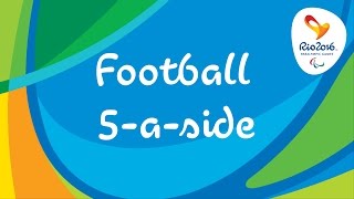 Rio 2016 Paralympic Games  Football 5aside Day 2 [upl. by Julis739]