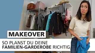 Die perfekt geplante Familiengarderobe 🔧 Garderobe Makeover  INTERIYEAH Einrichten mit SEGMÜLLER [upl. by Enitsud]