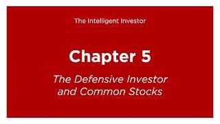 The Intelligent Investor by Benjamin Graham Chapter 5 [upl. by Forbes]